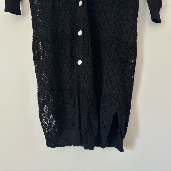 🌱2/$10 | Long Crochet Cardigan - Picture 3 of 5